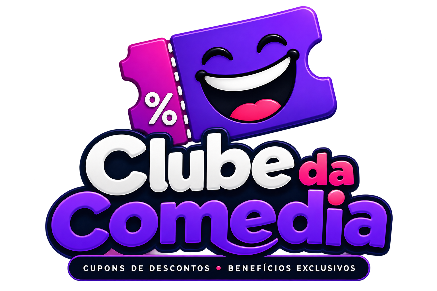Logo do Clube da Comédia — cupons de descontos e benefícios exclusivos